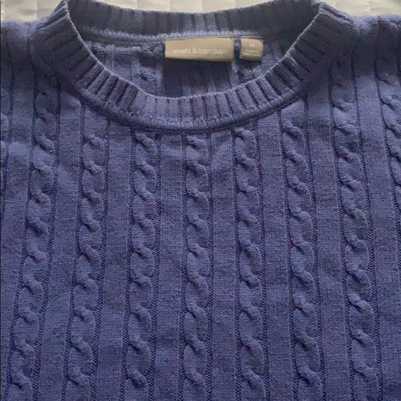 Periwinkle Cableknit Sweater - Picture 3 of 3
